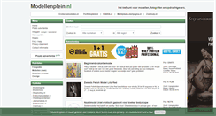 Desktop Screenshot of modellenplein.nl